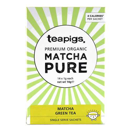 Чай зеленый Teapigs матча organic 14*1 г в Перекресток