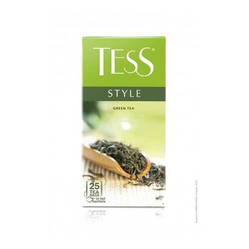 Чай зеленый Tess Style 25 пакетиков в Перекресток