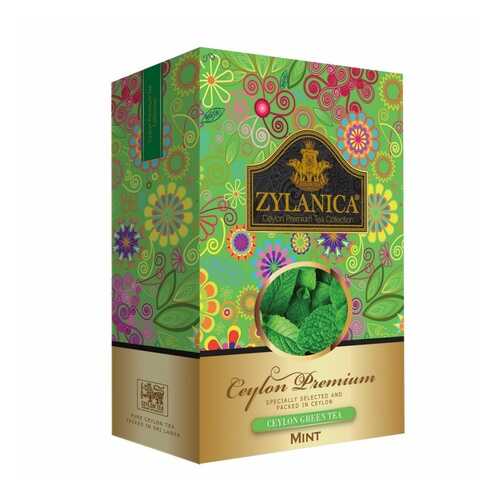 Чай Zylanica Ceylon Premium зеленый листовой с мятой 100 г в Перекресток