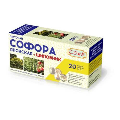 Фиточай софора с шиповником 20*1.5 г в Перекресток