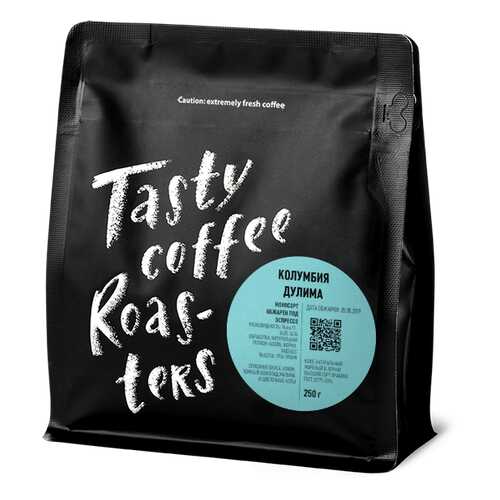 Эспрессо Колумбия Дулима молотый моносорт, 250 грамм Tasty Coffee в Перекресток