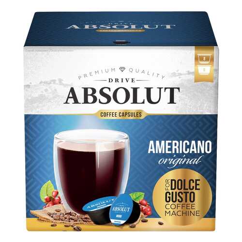 Кофе Absolut Drive Americano Original в капсулах для кофемашины Dolce Gusto 16 капсул в Перекресток