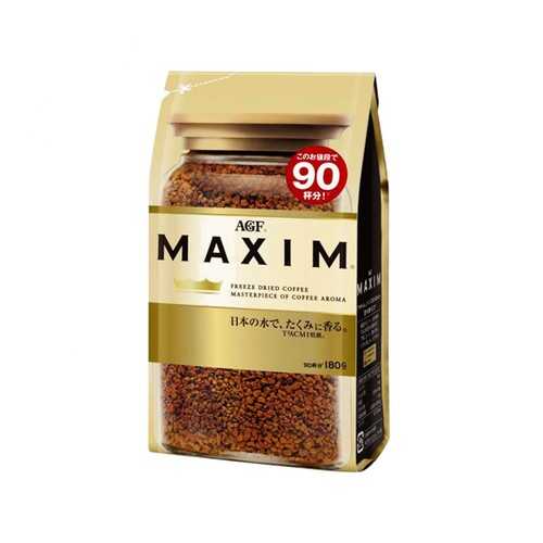 Кофе AGF Maxim растворимый gold blend 180 г в Перекресток