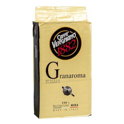 Кофе Caffe Vergnano granaroma жареный молотый 250 г в Перекресток