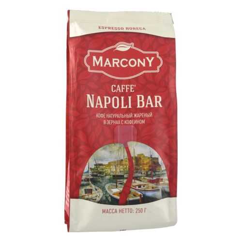 Кофе MarconY napoli bar в зернах 250 г в Перекресток