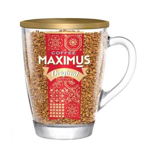 Кофе Maximus Original растворимый в стеклянной кружке 70 г в Перекресток