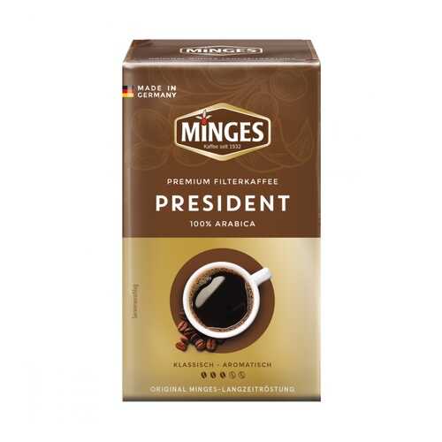 Кофе Minges President молотый 250 г в Перекресток