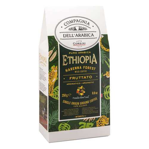 Кофе молотый Compagnia Dell'Arabica Ethiopia Harenna Forest Wild 250г в Перекресток