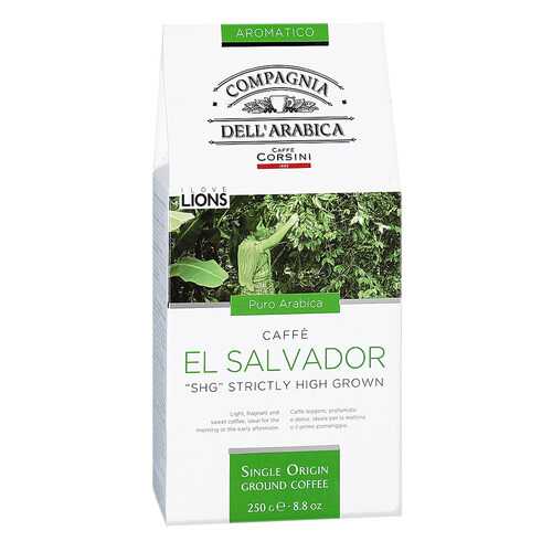 Кофе молотый Dell Arabica El Salvador 250г в Перекресток