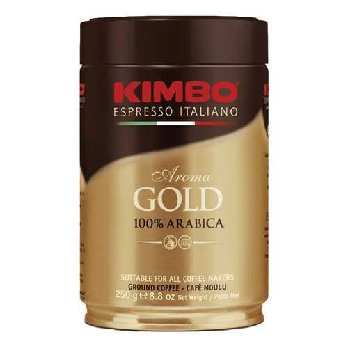 Кофе молотый Kimbo aroma gold arabica 250 г в Перекресток