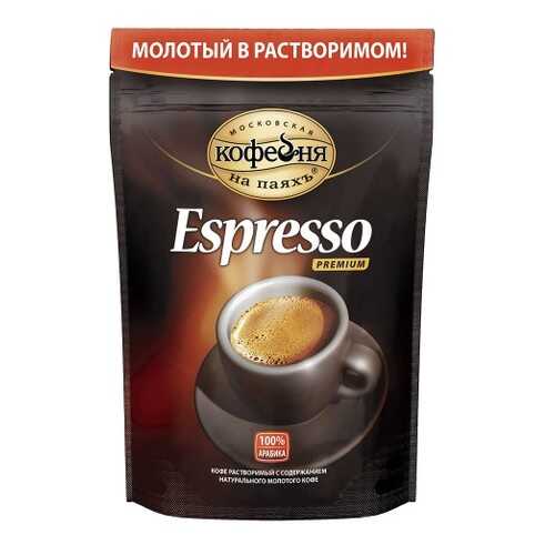 Кофе растворимый Московская кофейня на паяхъ espresso 95 г в Перекресток