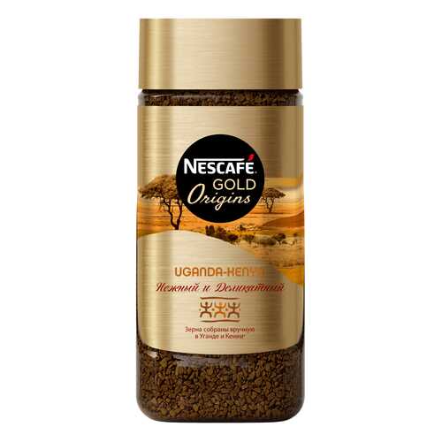 Кофе растворимый Nescafe gold origins Sumatra Uganda-Kenya стеклянная банка 85 г в Перекресток