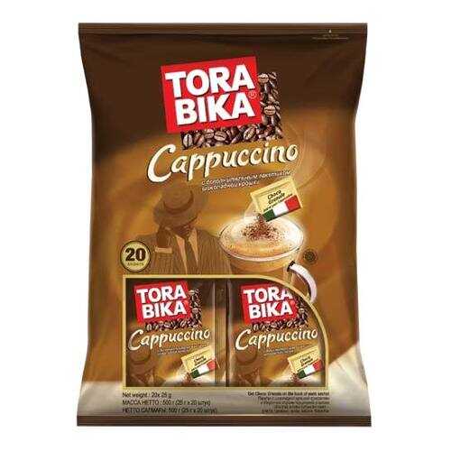 Кофе растворимый Tora bika Cappuccino 3 в 1 с шоколадной крошкой 20 шт 25 г в Перекресток