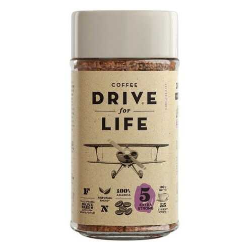 Кофе растворимый живой Drive for Life extra strong 100 г в Перекресток