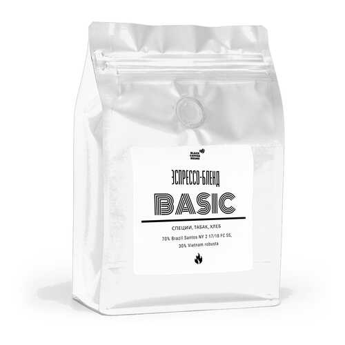 Кофе в зернах Black coffee beans Basic, 250 г в Перекресток