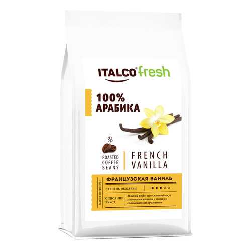 Кофе в зернах ITALCO Французская ваниль (French vanilla) ароматизированный, 350 г в Перекресток