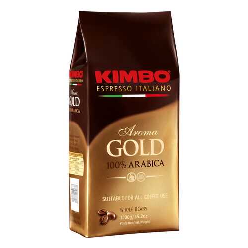 Кофе в зернах Kimbo aroma gold 100% arabica 1 кг в Перекресток