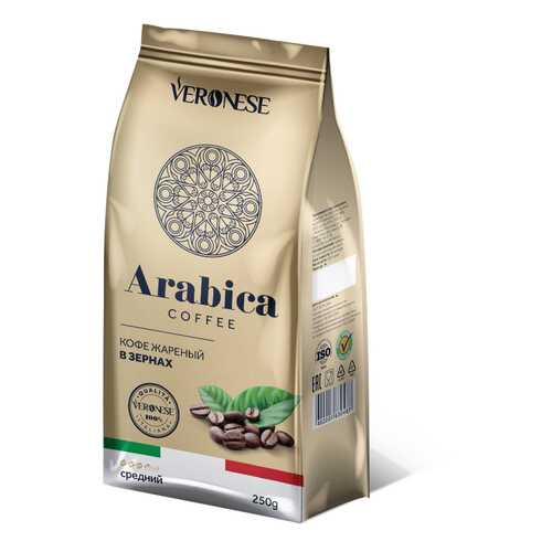 Кофе в зернах Veronese Arabica 250 г в Перекресток