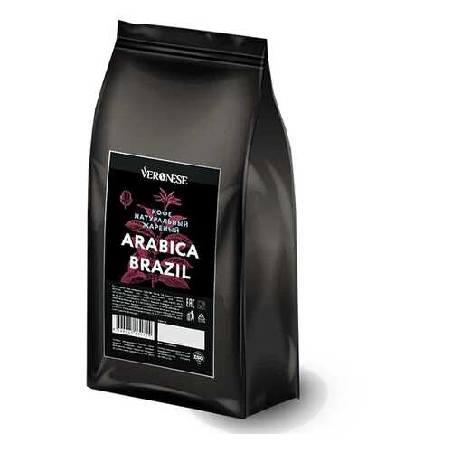 Кофе в зернах Veronese Arabica Brazil 50% арабика 50% робуста 1000 г в Перекресток