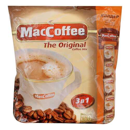 Напиток MacCoffe кофейный Original 3в1 растворимый 20 г 100 штук в Перекресток