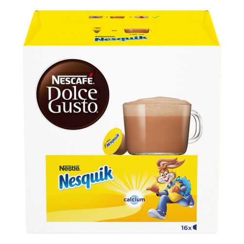 Шоколадный напиток в капсулах Nescafe Dolce Gusto nesquik 16 капсул в Перекресток