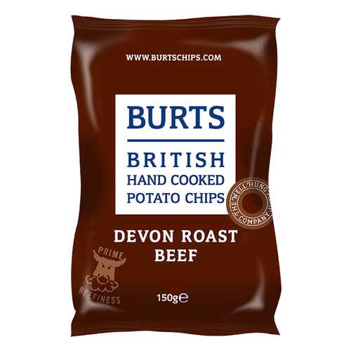 Чипсы BURTS Devon Roast Beef картофельные150г в Перекресток