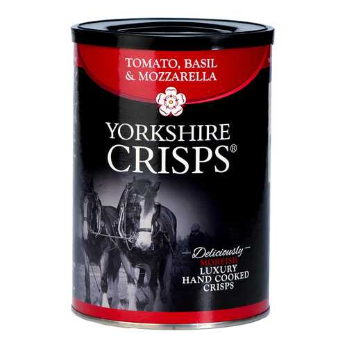 Чипсы картофельные Yorkshire Crisps с томатом базиликом и моцареллой 100 г в Перекресток