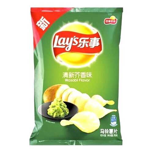 Чипсы «Lay’s» со вкусом васаби, 70гр. в Перекресток