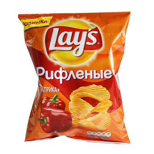 Чипсы Lays Рифленые со вкусом паприки 150г в Перекресток