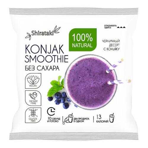 Десерт без сахара Konjak Smoothie черничный 20 шт по 15 г в Перекресток