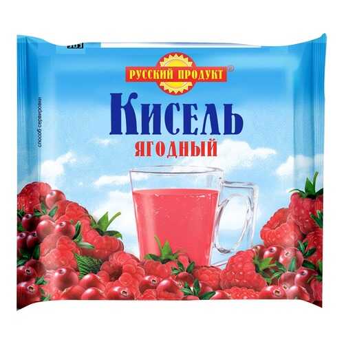 Кисель быстрого приготовления ягодный Русский Продукт брикет 220 г в Перекресток