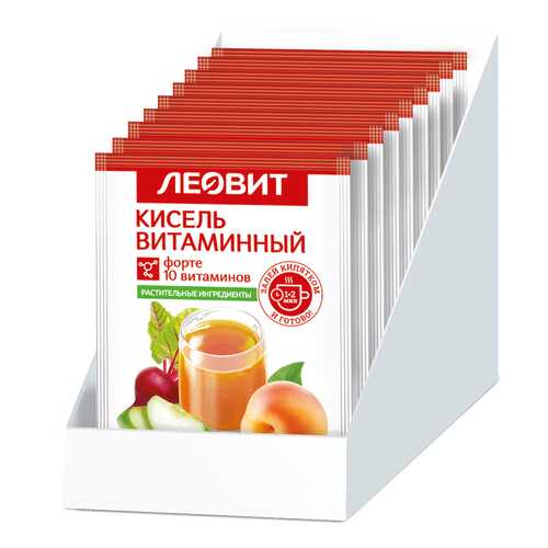 Кисель Витаминный ФОРТЕ. Шоубокс 20 шт. по 20 г. в Перекресток