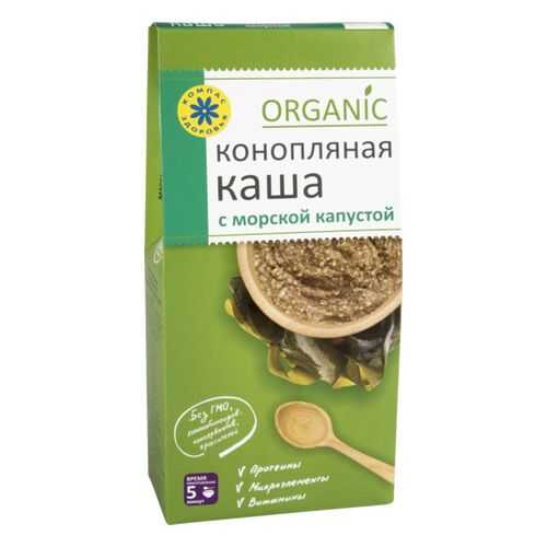 Каша конопляная Компас здоровья organic с морской капустой 250 г в Перекресток