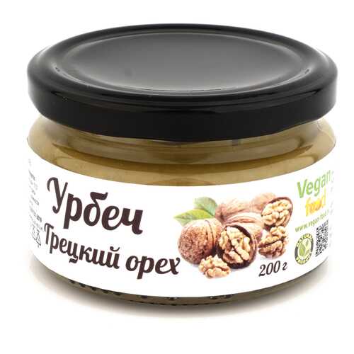 Урбеч Vegan-food из ядер грецкого ореха 200 г в Перекресток