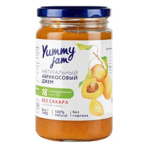 Джем абрикосовый Yummy jam без сахара 350 г в Перекресток