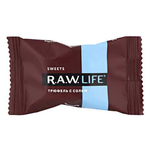 Конфета Raw Life трюфель с солью 18 г в Перекресток