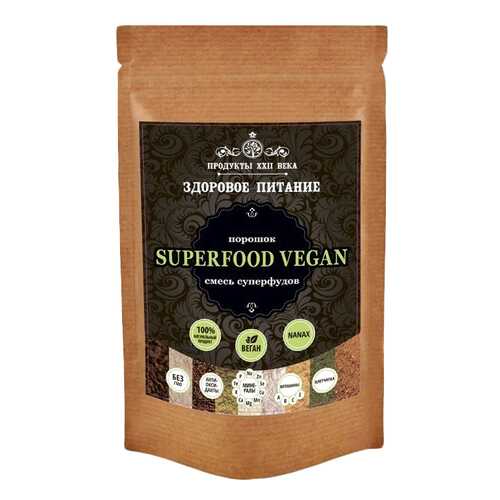 Смесь суперфудов Продукты XXII века Nanax Superfood Vegan порошок 200 г в Перекресток