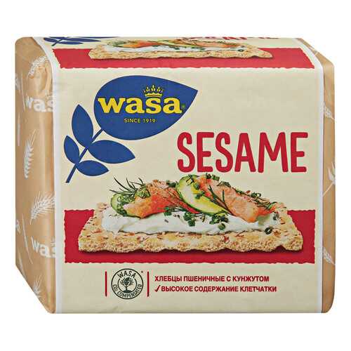 Хлебцы Wasa Sesame пшеничные с кунжутом 200 г в Перекресток