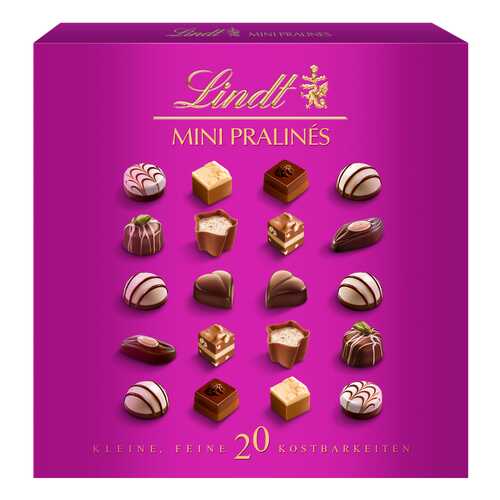 Конфеты из молочного шоколада Lindt mini pralines 100 г в Перекресток