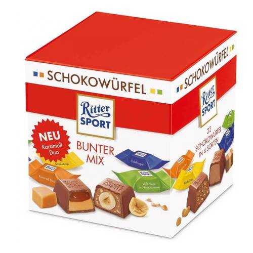 Набор конфет Ritter Sport Schokowurfel Микс 176г в Перекресток