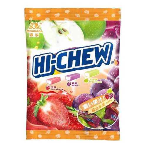 Жевательные конфеты Morinaga Hi-chew виноград-персик-личи 110 г в Перекресток