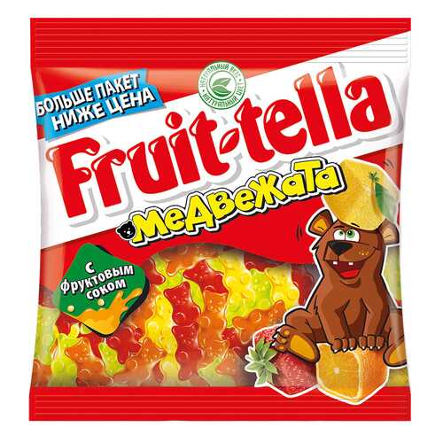 Мармелад Fruit-tella медвежата жевательный с натуральным фруктовым соком 150 г в Перекресток