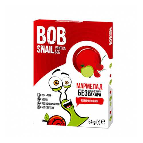 Мармелад фруктово-ягодный Яблоко-вишня Bob Snail 54 г в Перекресток