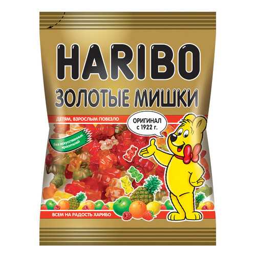 Мармелад Haribo жевательный золотые мишки 70 г в Перекресток