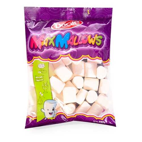 Зефир Docile Maxmallows Белые трубочки Ваниль 250г Бразилия в Перекресток