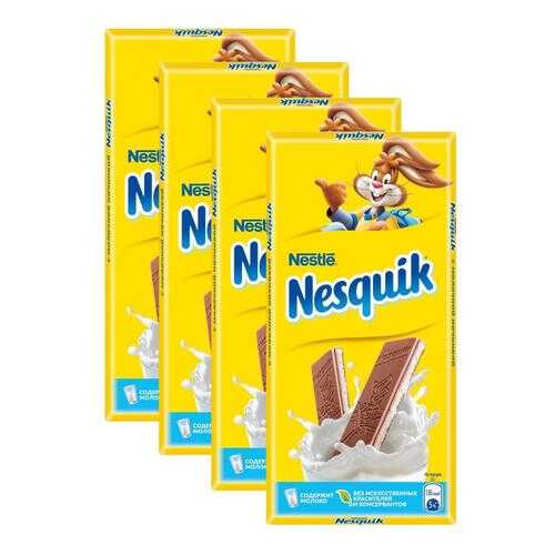 Шоколад Nesquik с молочной начинкой 4*100 г в Перекресток