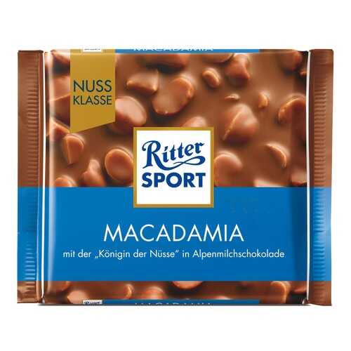 Шоколад Ritter Sport макадамия молочный с обжаренным орехом макадамии 100 г в Перекресток