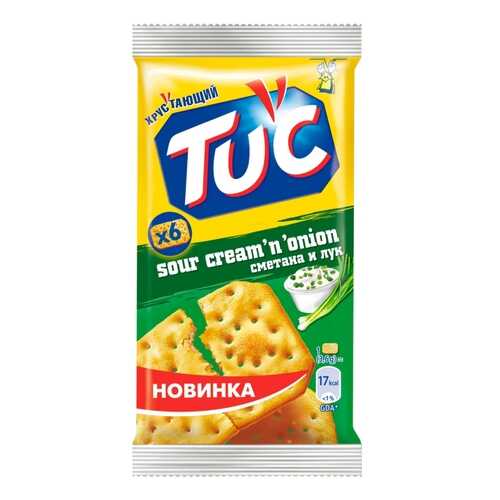 Крекер Tuc cо вкусом сметаны и лука 21г в Перекресток