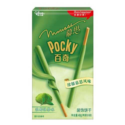 Палочки Glico Pocky со вкусом мусса из зеленого чая Матча 48 г в Перекресток