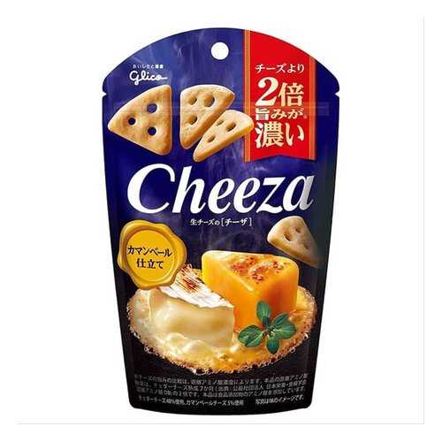 Печенье-снек Glico Cheeza с сыром камамбером 40 г в Перекресток